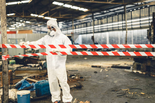 Professional Hoarding Cleanup technician working in Cedar Valley, UT